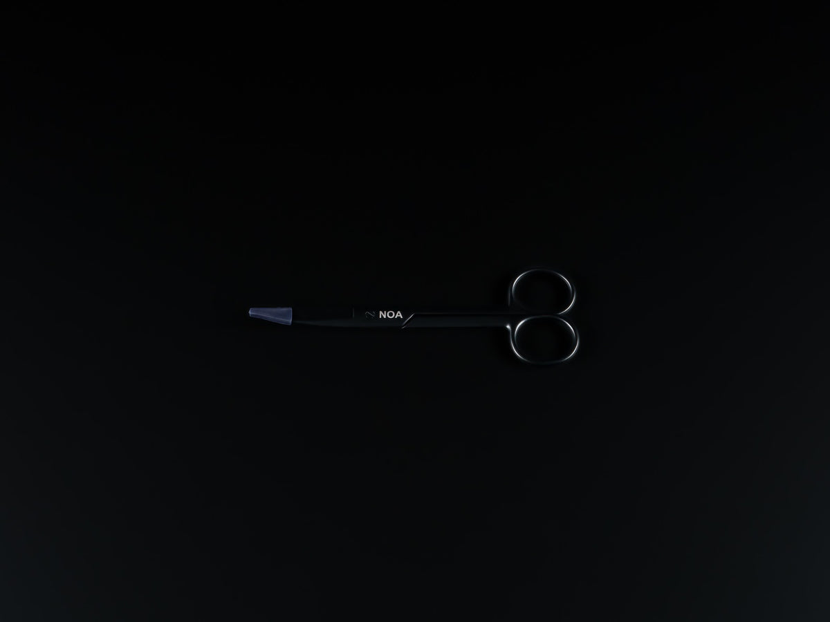 AQUA-NOA Blackline S14 Curved Scissors
